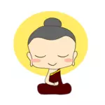 Vetor desenho desenho animado Buddha
