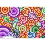 Wallpaper met gekleurde cirkels