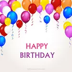 Красочные воздушные шары на день рождения