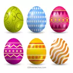 Huevos de Pascua vector pack