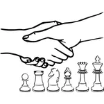 قطع الشطرنج والهز