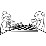 Colorir a imagem do livro de xadrez