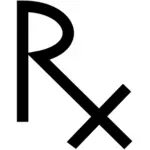Silhouette symbole de prescription