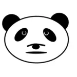 Panda's hoofd afbeelding