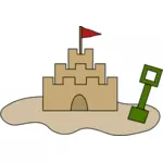 Vector Illustrasjon av castle