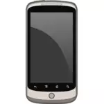 Touchscreen telefon vektorbild