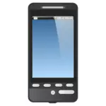 GSM touch scherm telefoon vector afbeelding