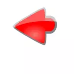Flèche rouge pointant vers gauche