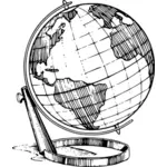 Globe tekening afbeelding