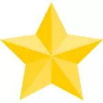 Żółta gwiazda ikona