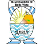 Vektorbild emblem av municipalityen av Bella Vista