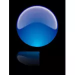 Glossy sphere vector image