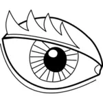 Immagine disegno dell'occhio