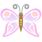 Roze vlinder