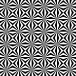 Decoratief patroon van zwart-wit
