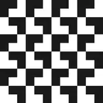 Zwart-wit geometrische velden