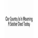 Country in mourning sign vector illustration