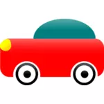 Illustrazione vettoriale di auto giocattolo
