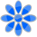 Image de fleur icône vectorielle