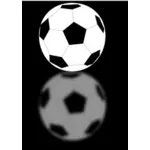Vector afbeelding van een voetbal