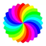 Color pallette vector image