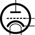 Triode symbool vector afbeelding