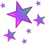 Prismatic paarse sterren