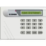 Sistem alarm S2000 diaktifkan