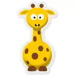 Мультфильм жираф изображение