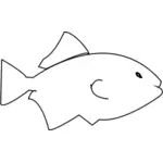 물고기 벡터 스케치