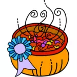 Bowl of chili vector image