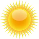 Vektorový obrázek slunce
