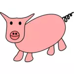 Karikatuur van het varken