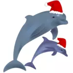 Kerst dolfijnen