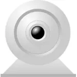 Vektorritning av stationära PC webbkamera