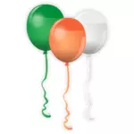 Image vectorielle de ballons pour la célébration de la Saint Patrick Day