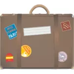 Туристический чемодан векторные иллюстрации