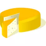 Große Käse schneiden