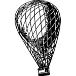 Balon cu aer cald de desen vector