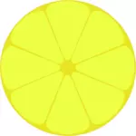 Immagine vettoriale il profilo di limone