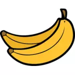 Clipartów dwa banany