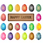 Happy Easter teken vector afbeelding