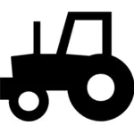 Traktor silhuett