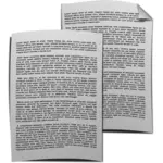 Vektorikuva tekstinkäsittelydokumentin kopiokuvasta