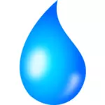 Grafica vettoriale di goccia d'acqua