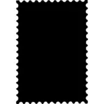Image vectorielle du timbre-poste signe