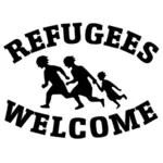 難民を歓迎します。