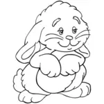 Outlined bunny