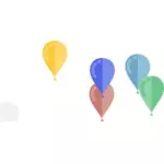 Vijf ballonnen