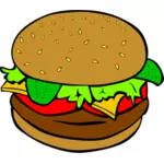 Dibujo de hamburguesa